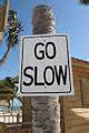 Go slow sign, Belize – Best Places In The World To Retire – International Living